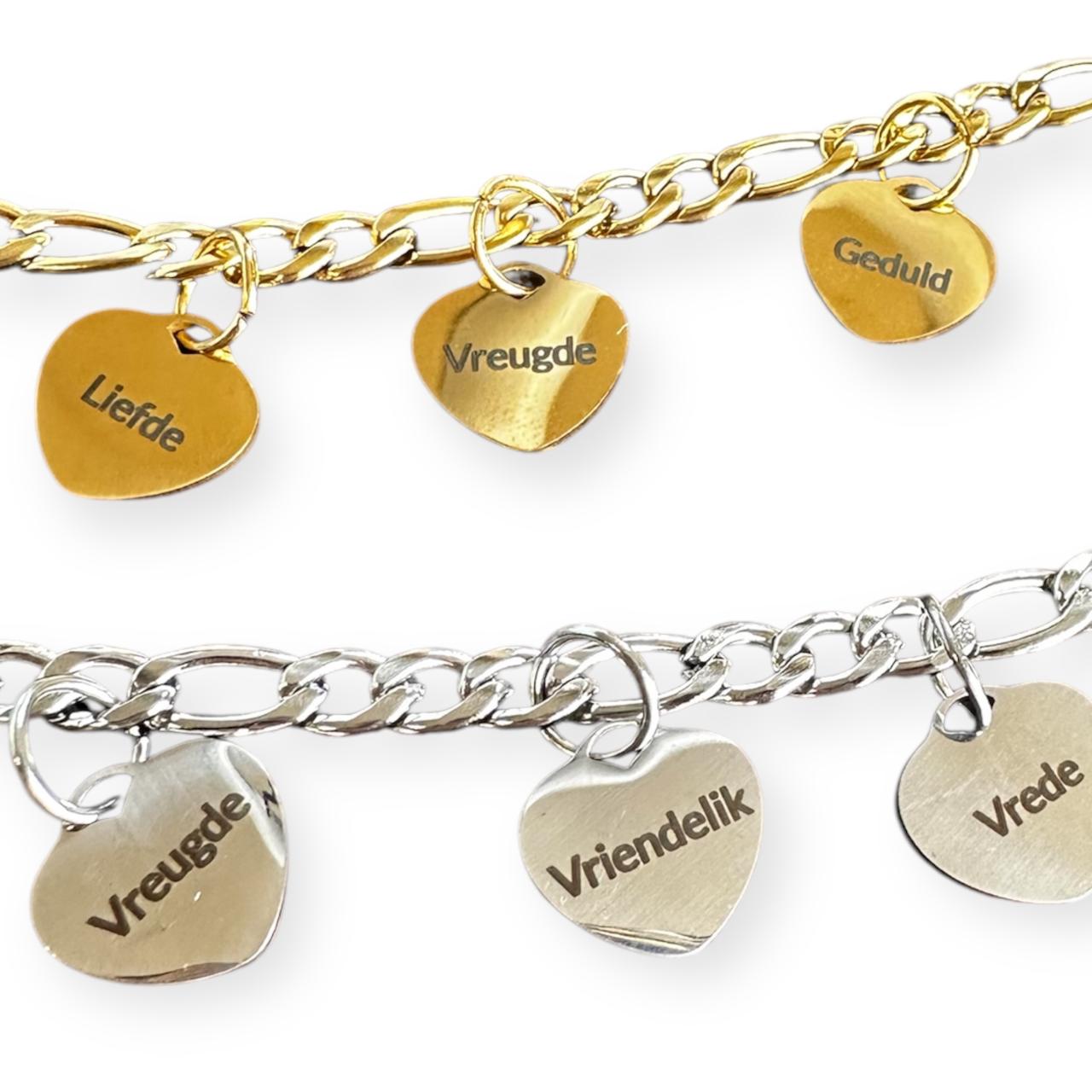 Stainless Steel Fruit of the Spirit Bracelet