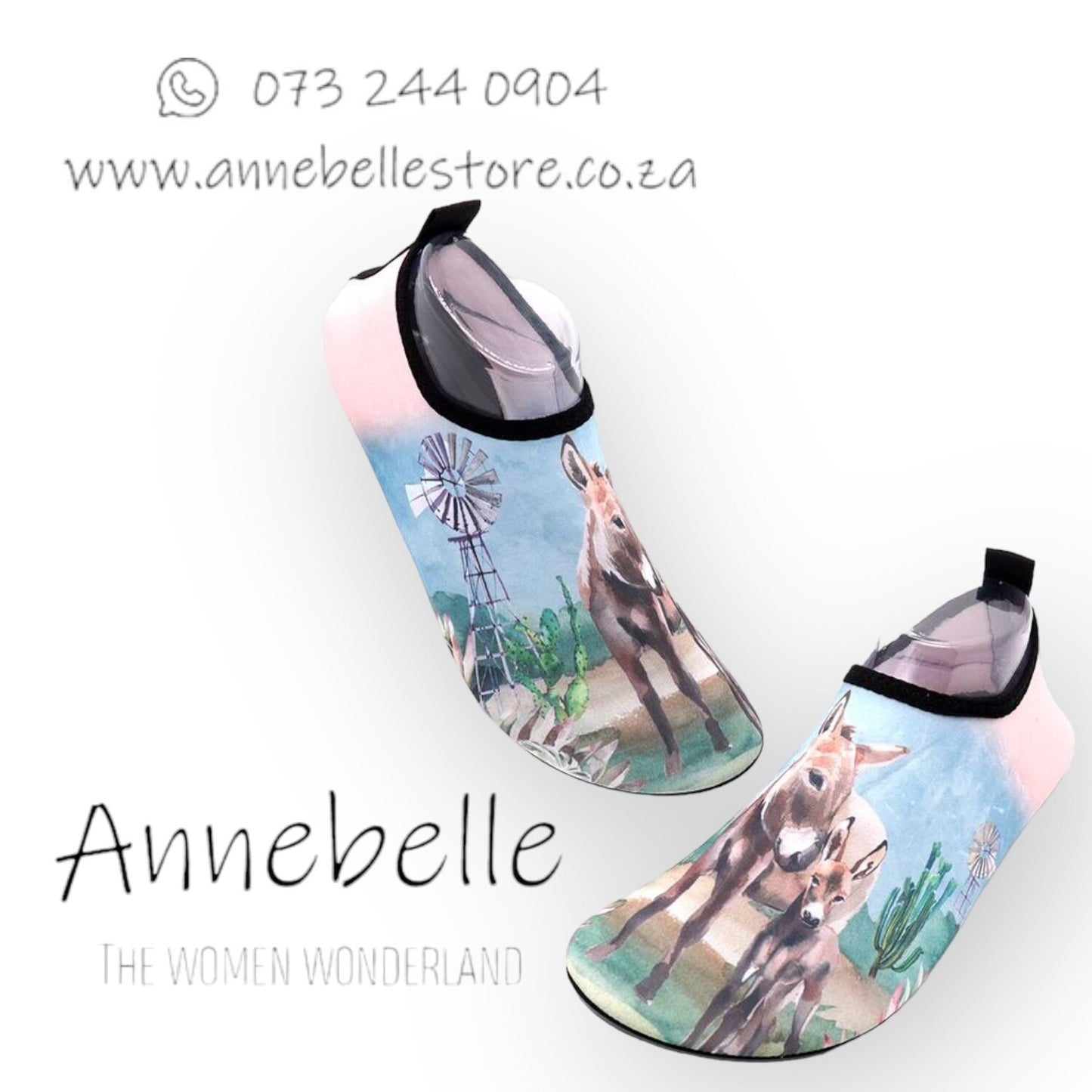 KIDS/Children's Kaalvoet/Barefoot Shoes Donkey Theme