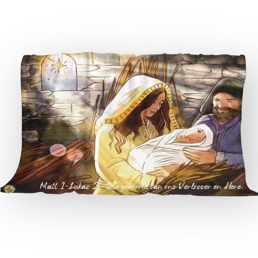 Jesus se geboorte/The birth of Jesus Kombers/Blanket