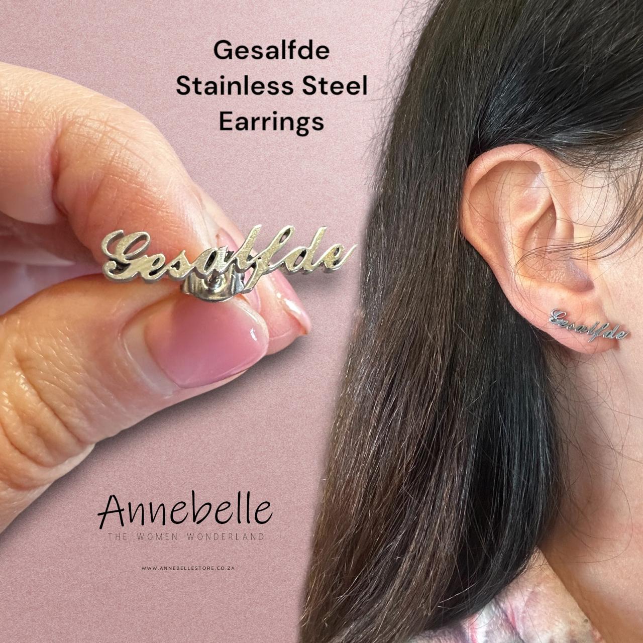 Gesalfde Stainless Steel Earrings