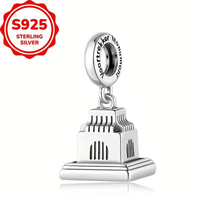 S925 Sterling Silver Voortrekker Monument Charm