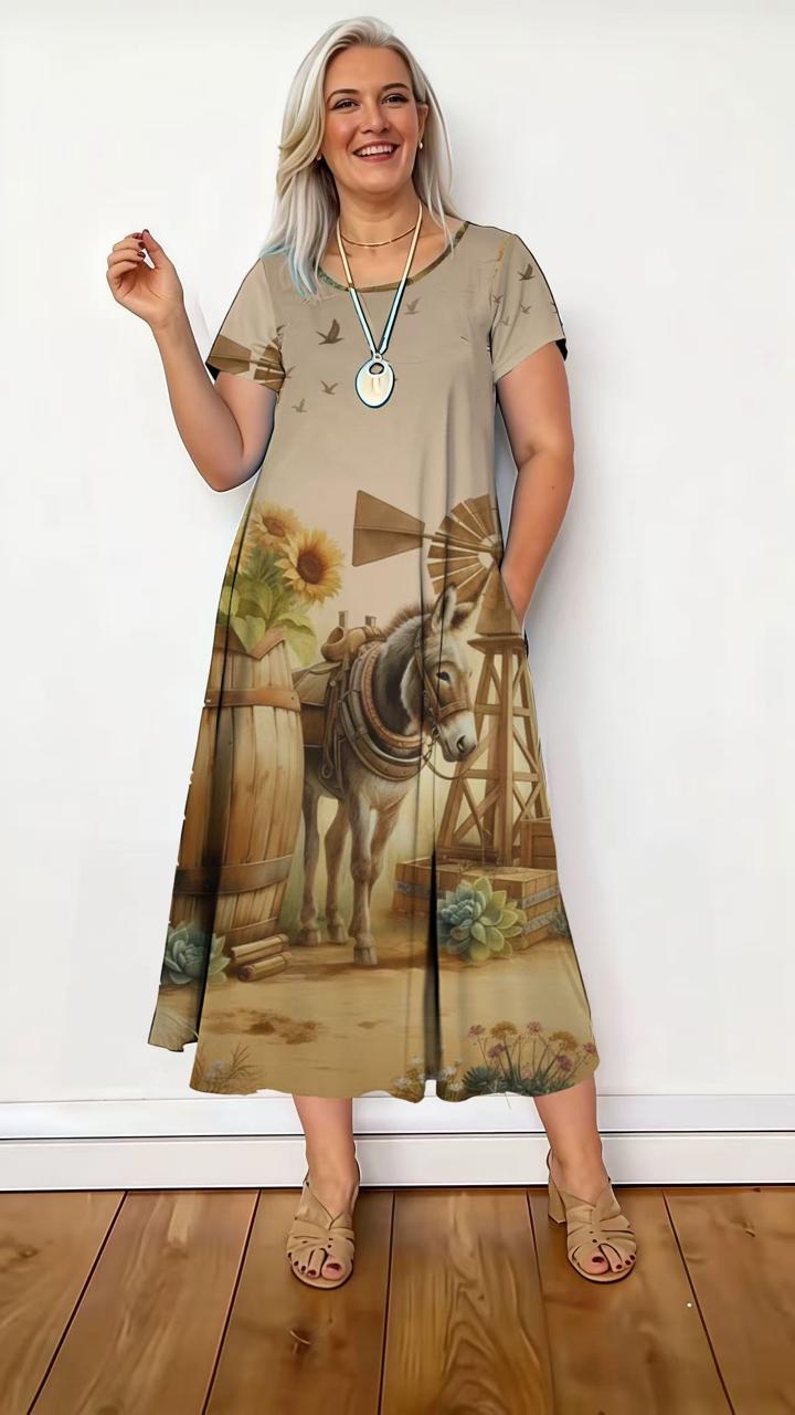 Supplier Bruin Donkie en Windpomp Midi Rok