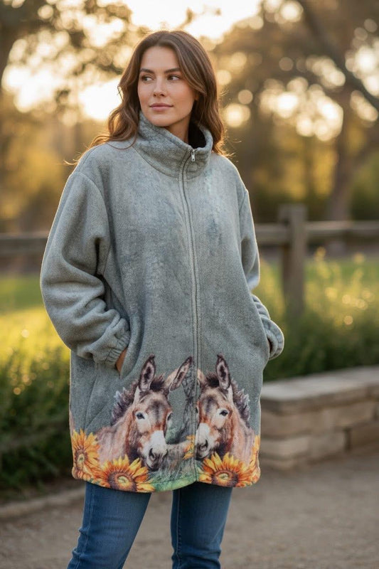 A-Line Sheeps Fleece Coat Custom