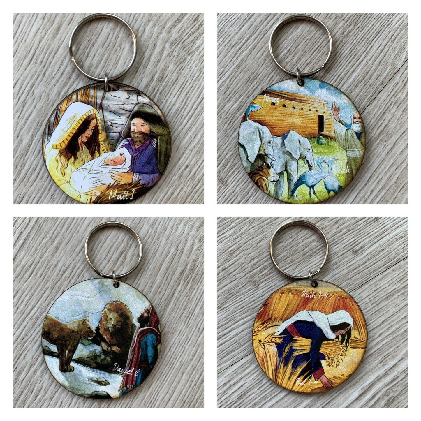 The birth of Jesus Key Ring/Sleutelhouer