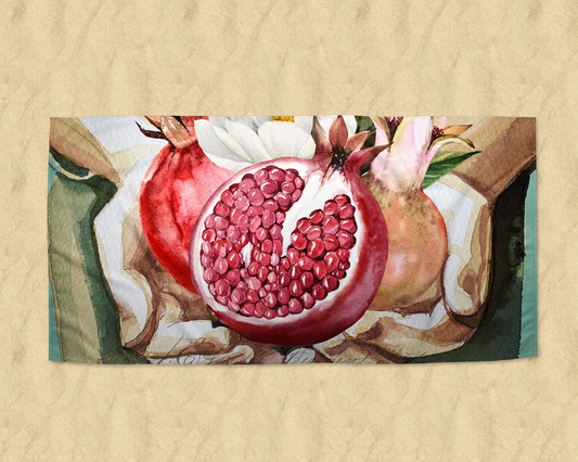 Granate/Pomegranate Handdoek/Towel