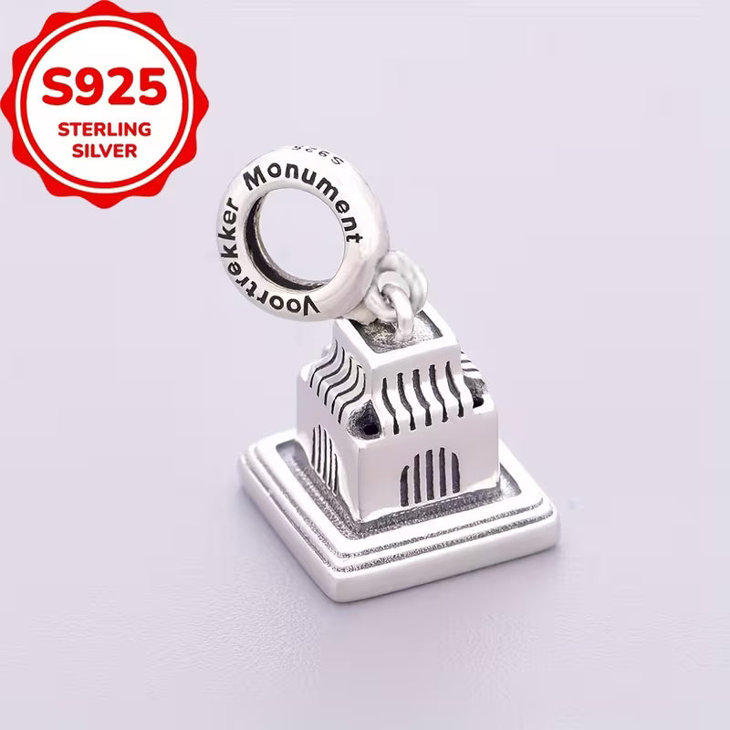 S925 Sterling Silver Voortrekker Monument Charm