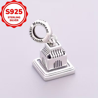 S925 Sterling Silver Voortrekker Monument Charm