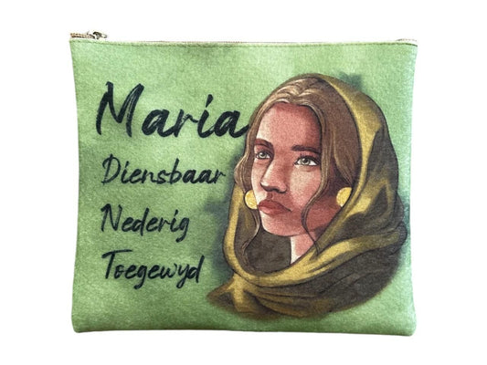 Maria/Mary Vilt Grimeringsakkie/Felt Cosmetic bag