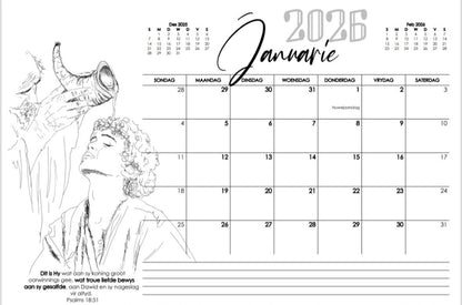 2026 Mans A3 kalender (Dawid)