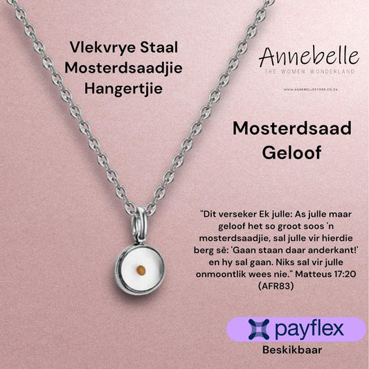 Stainless Steel Mustard Seed Necklace