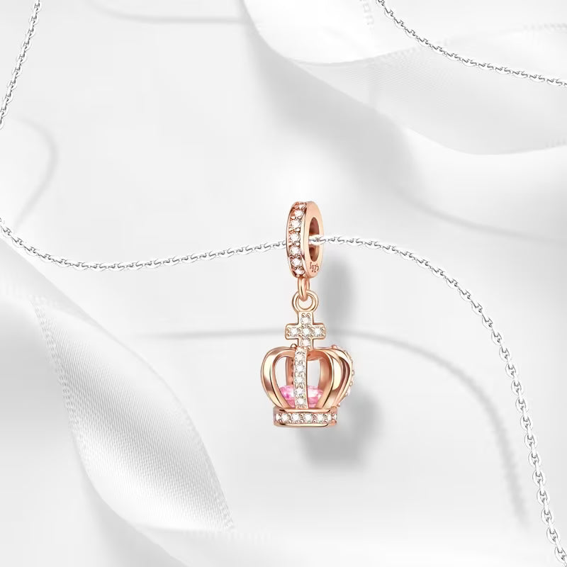 925 Silver Queen'S Crown Charm