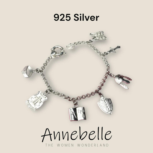 3D Armour of God Charm Bracelet