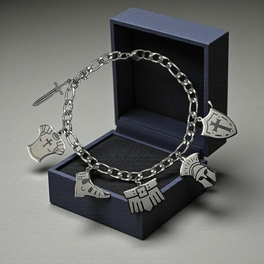 Stainless Steel Armor of God Bracelet