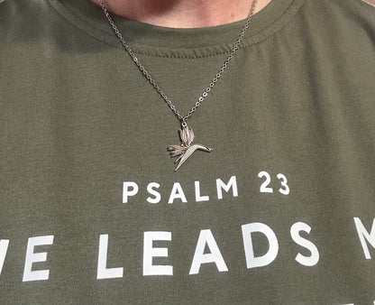 Stainless Steel Strelitzia Necklace