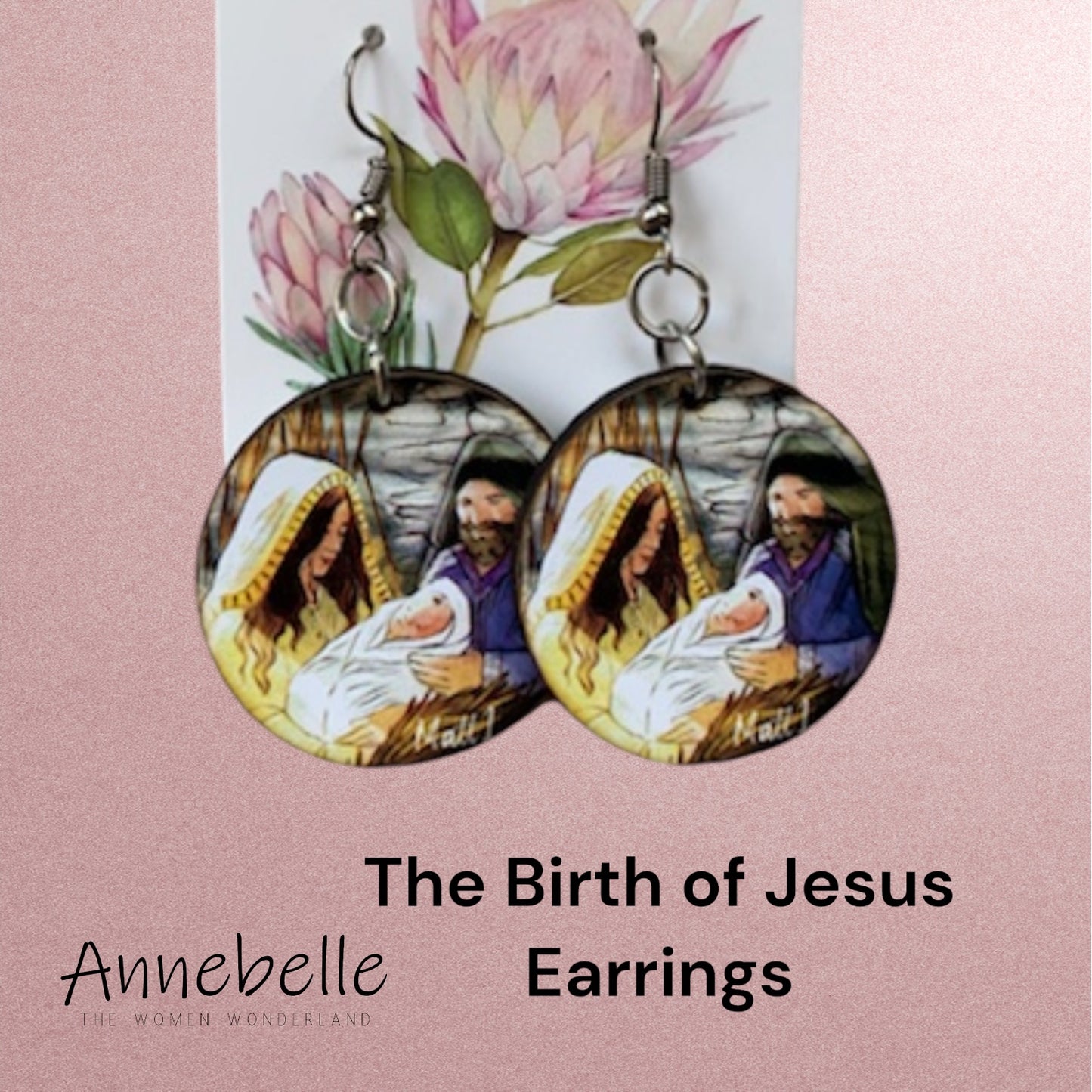 Earrings/Oorbelle The birth of Jesus