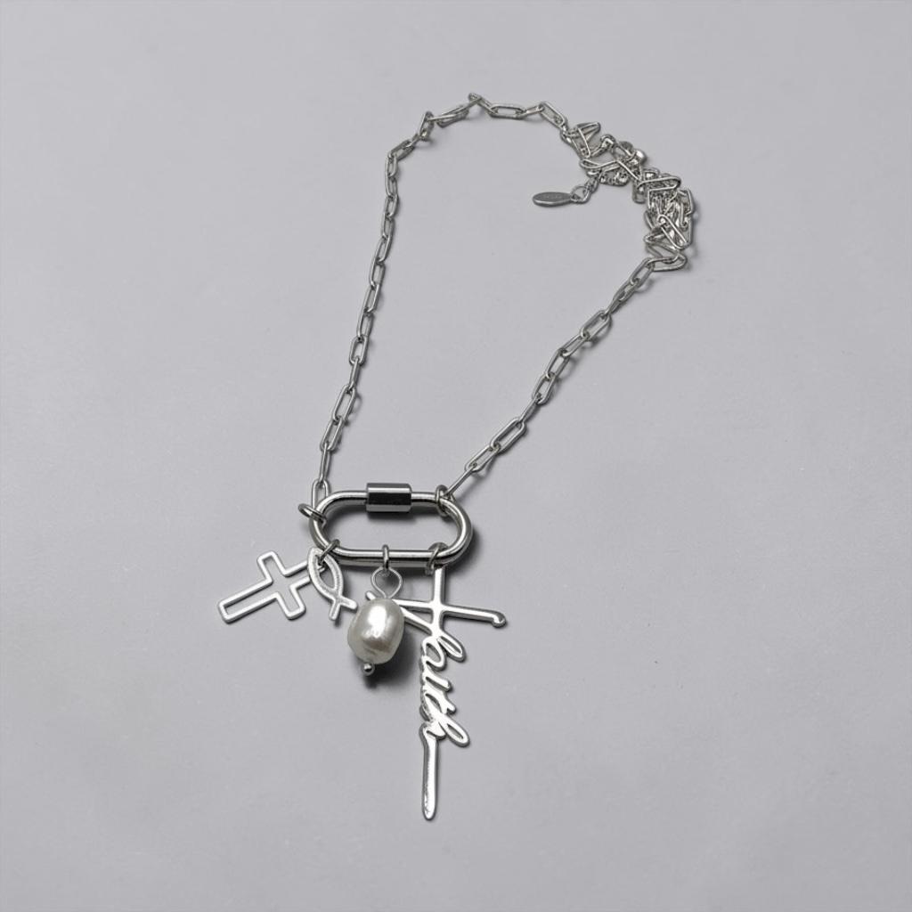 Stainless Steel DIY Charms Necklace With 3 Free Charms (Remove and Change Charms As You Wish)