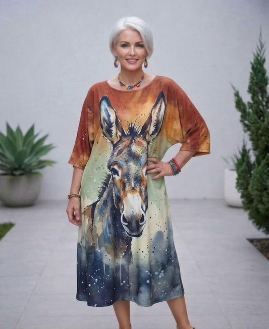 Donkey Painting Dress