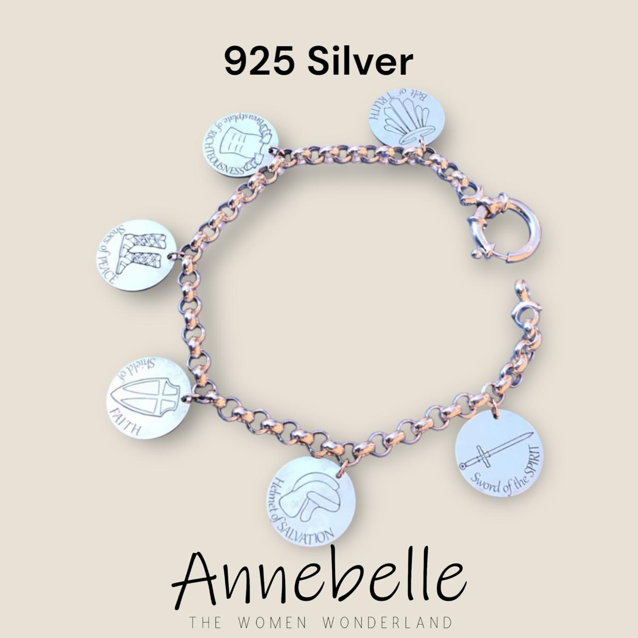 Armour of God Charm Bracelet - English