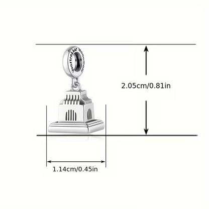 S925 Sterling Silver Voortrekker Monument Charm