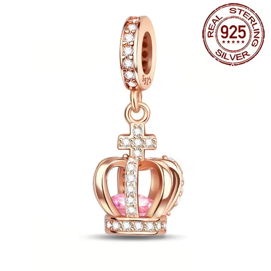 925 Silver Queen'S Crown Charm