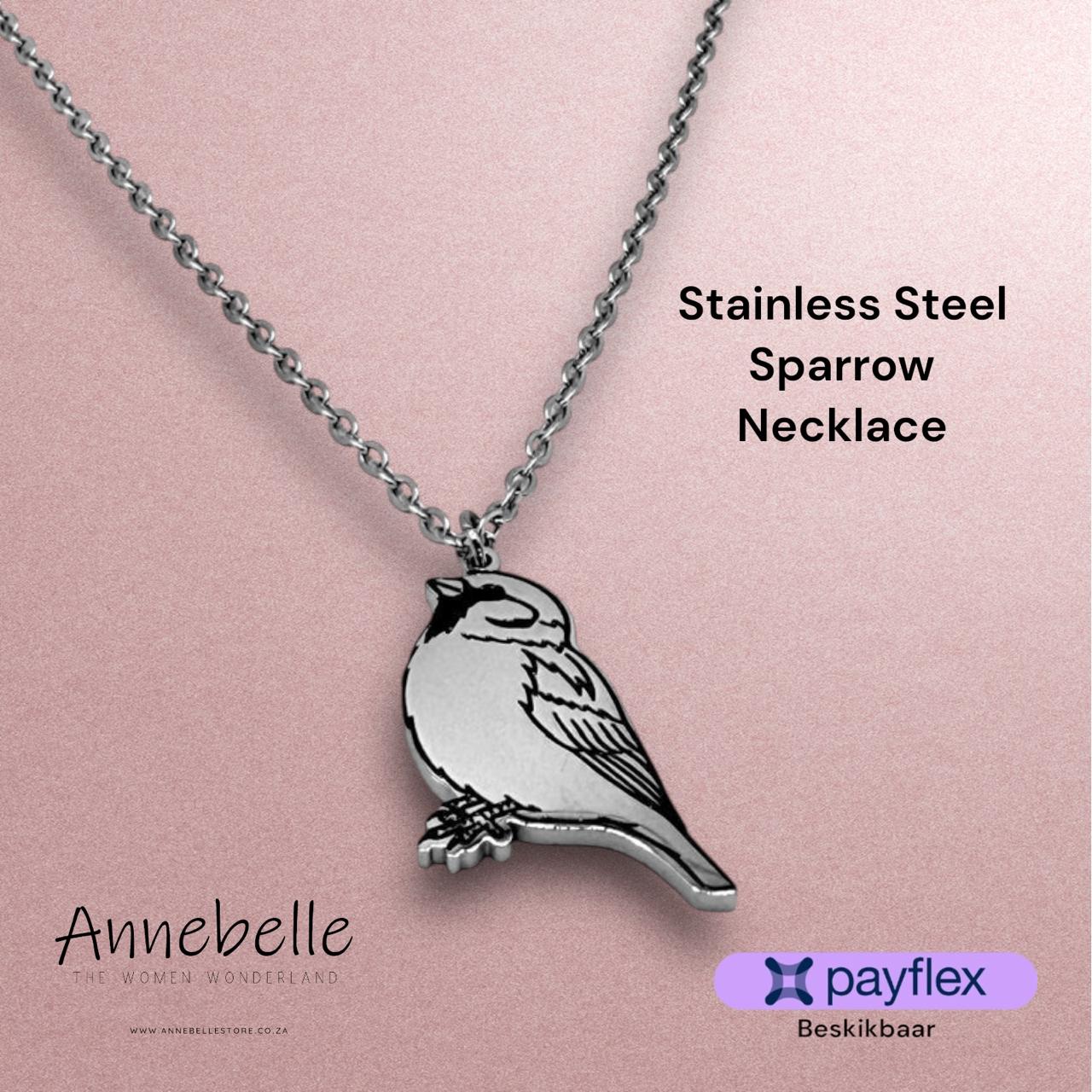 Stainless Steel Sparrow Necklace