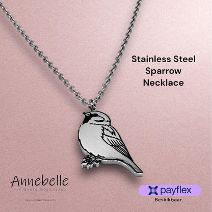 Stainless Steel Sparrow Necklace